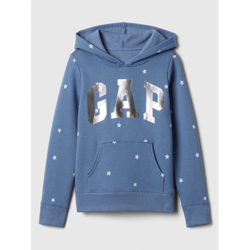 갭 Kids Gap Logo Print Hoodie