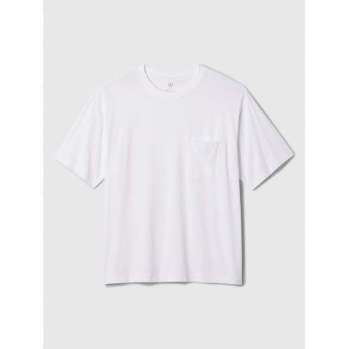 갭 Everyday Soft Oversized Pocket T-Shirt