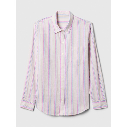 갭 Linen-Blend Easy Shirt