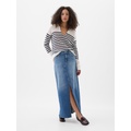 Denim Maxi Skirt