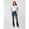 Mid Rise Seamed Baby Boot Jeans