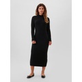 CashSoft Ribbed Mockneck Sweater Midi Dress