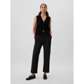 Recycled Mid Rise Easy Straight Leg Pants