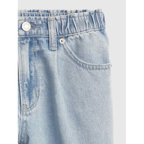 갭 Kids High Rise Barrel Jeans