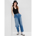 Mid Rise Easy Pull-On Jeans