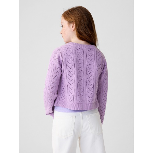 갭 Kids Pointelle Sweater