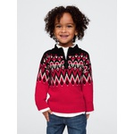 Baby & Toddler Fair Isle Half-Zip Sweater