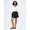 Organic Cotton Striped Poplin Shorts