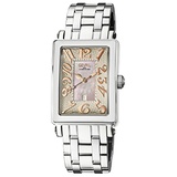 Gevril Womans Ave Of Americas Mezzo Quartz and Stainless Steel Watch