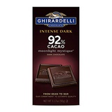 Ghirardelli Intense Dark Chocolate Bar - 92% Cacao  Dark chocolate with fruit-forward and earthy notes  12 bars