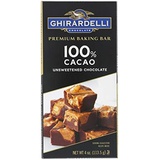Ghirardelli 100% Cacao Unsweetened Chocolate Baking Bar Case Pack