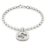 Gucci Silver Interlocking-G Line Bracelet_STERLING SILVER