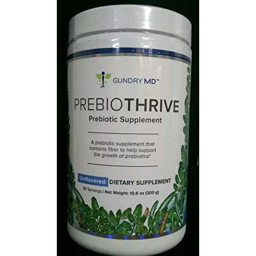  Gundry MD PREBIOTHRIVE Prebiotic Supplement for Digestive Support and Gut Health with Portable Travel Scoop
