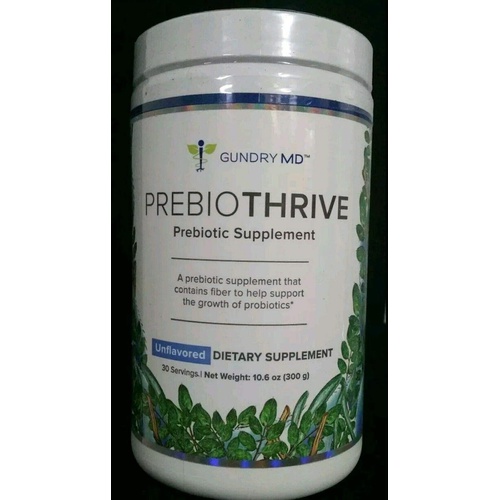  Gundry MD PREBIOTHRIVE Prebiotic Supplement for Digestive Support and Gut Health with Portable Travel Scoop