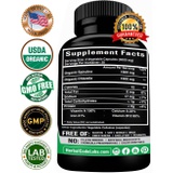 HCL HERBAL CODE LABS Chlorella Spirulina Powder Capsules Organic - 3000 mg of BMAA Free Purest Blue Green Algae - Best Raw Vegan Protein Green Superfood Broken Cell Wall  Made in