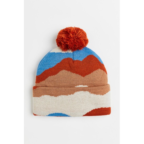 에이치앤엠 H&M Knit Hat with Pompom