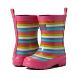 Hatley Kids Rainbow Stripes Shiny Rain Boots (Toddleru002FLittle Kid)