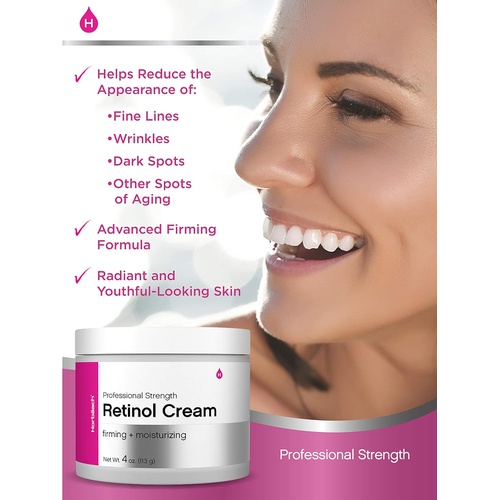  Retinol Cream for Face | 4oz | SLS & Paraben Free Moisturizer | By Horbaach