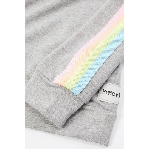 해틀리 Hurley Kids Rainbow Taping Crew Neck Sweatshirt (Big Kids)