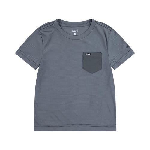 해틀리 Hurley Kids One Pocket UPF Rash Guard Shirt (Big Kid)