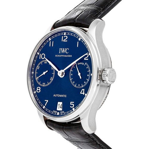  IWC Portugieser Mechanical(Automatic) Blue Dial Watch IW5007-10 (Pre-Owned)