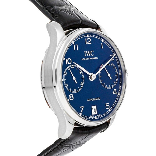  IWC Portugieser Mechanical(Automatic) Blue Dial Watch IW5007-10 (Pre-Owned)