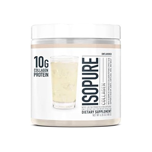  Isopure Multi Collagen Peptides Protein Powder, Vitamin C for Immune Support, Type 1, 2 & 3, Keto Friendly, for Recovery Support, Joints, Cartilage, Skin & Nails - Gluten Free, Unf