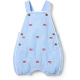 Janie and Jack Flag Embroidered Overall (Infant)