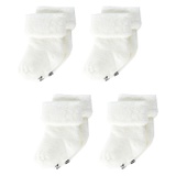 Jefferies Socks Turn Cuff Bootie 4-Pack (Infant)