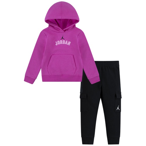 조던 Baby Girls Fleece Pullover Hoodie and Pants 2 Piece Set