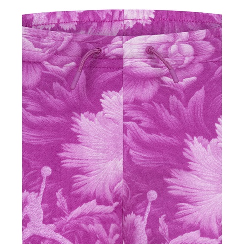 조던 Big Girls Brooklyn Floral Print Fleece Pants
