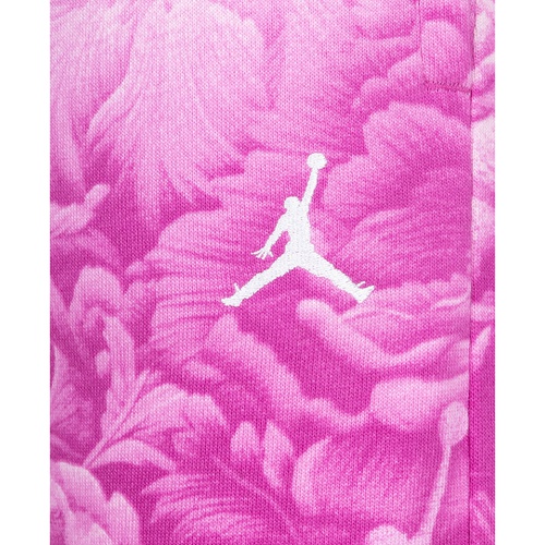 조던 Big Girls Brooklyn Floral Print Fleece Pants
