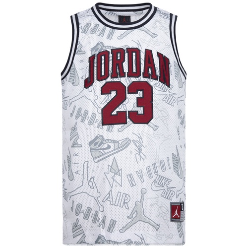 조던 Big Boys 23 All Over Print Short Sleeve Jersey