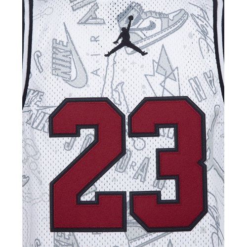 조던 Big Boys 23 All Over Print Short Sleeve Jersey