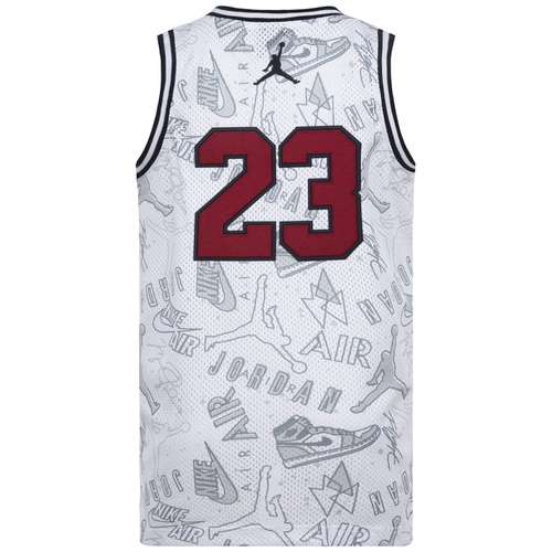 조던 Big Boys 23 All Over Print Short Sleeve Jersey