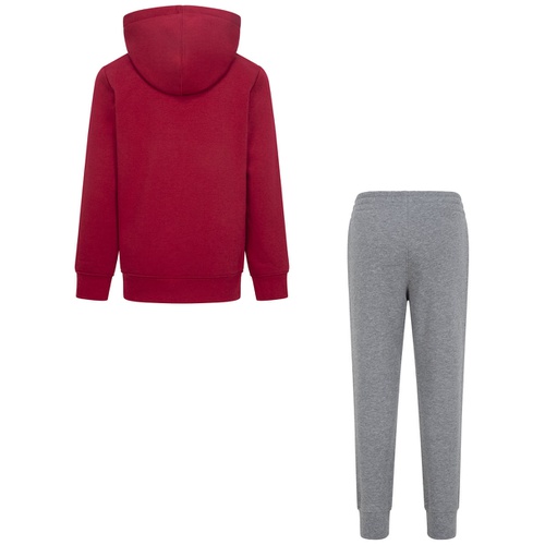 조던 Little Boys Arched Fleece Pullover Hoodie and Pants 2 Piece Set