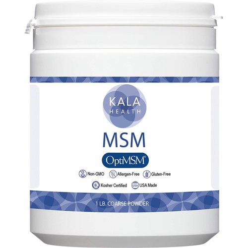  Kala Health OptiMSM  Pure Methylsulfonylmethane MSM Supplement Powder  Organic, Gluten Free, Non-GMO  Best MSM Sulfur Crystals / Powder for Kids and Adults  Hair Growth, Inflammation, Skin