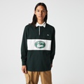 Lacoste Mens Branded Loose Fit Rugby Polo