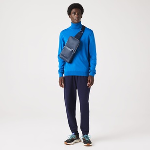 Lacoste Menu2019s Chantaco Snug Leather Bag
