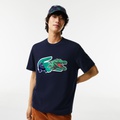Lacoste Mens Relaxed Fit Oversized Crocodile T-Shirt