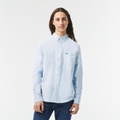 Lacoste Menu2019s Buttoned Collar Oxford Cotton Shirt