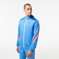 Lacoste Menu2019s Tennis Recycled Polyester Hooded Jacket