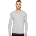 Lacoste Long Sleeve Pima Jersey V-Neck T-Shirt
