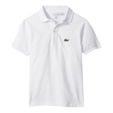 Lacoste Kids L1812 Short Sleeve Classic Pique Polo (Toddler/Little Kids/Big Kids)