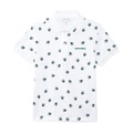 Lacoste Kids Aop Do You Speak Lacoste Polo Shirt (Little Kid/Toddler/Big Kid)