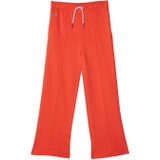 Lacoste Kids Wide Leg Track Pants Adjustable Waist (Toddler/Little Kids/Big Kids)