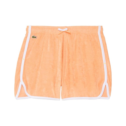 라코스테 Lacoste Kids Color Blocked Bouclette Drawstring Shorts (Little Kid/Toddler/Big Kid)