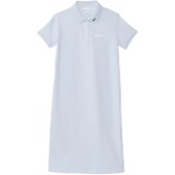 Lacoste Kids Short Sleeve Polo Dress with Crocodelle Chest Writing (Little Kid/Toddler/Big Kid)