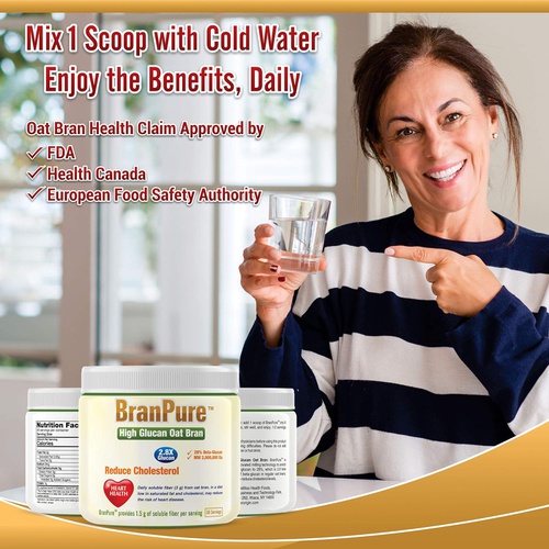 Layer Origin Super Concentrated Oat Bran to Lower Cholesterol and Support Heart Health - Highest Soluble Fiber for Cholesterol Absorbing, Equals to 15.12 g Regular Bran per Serving