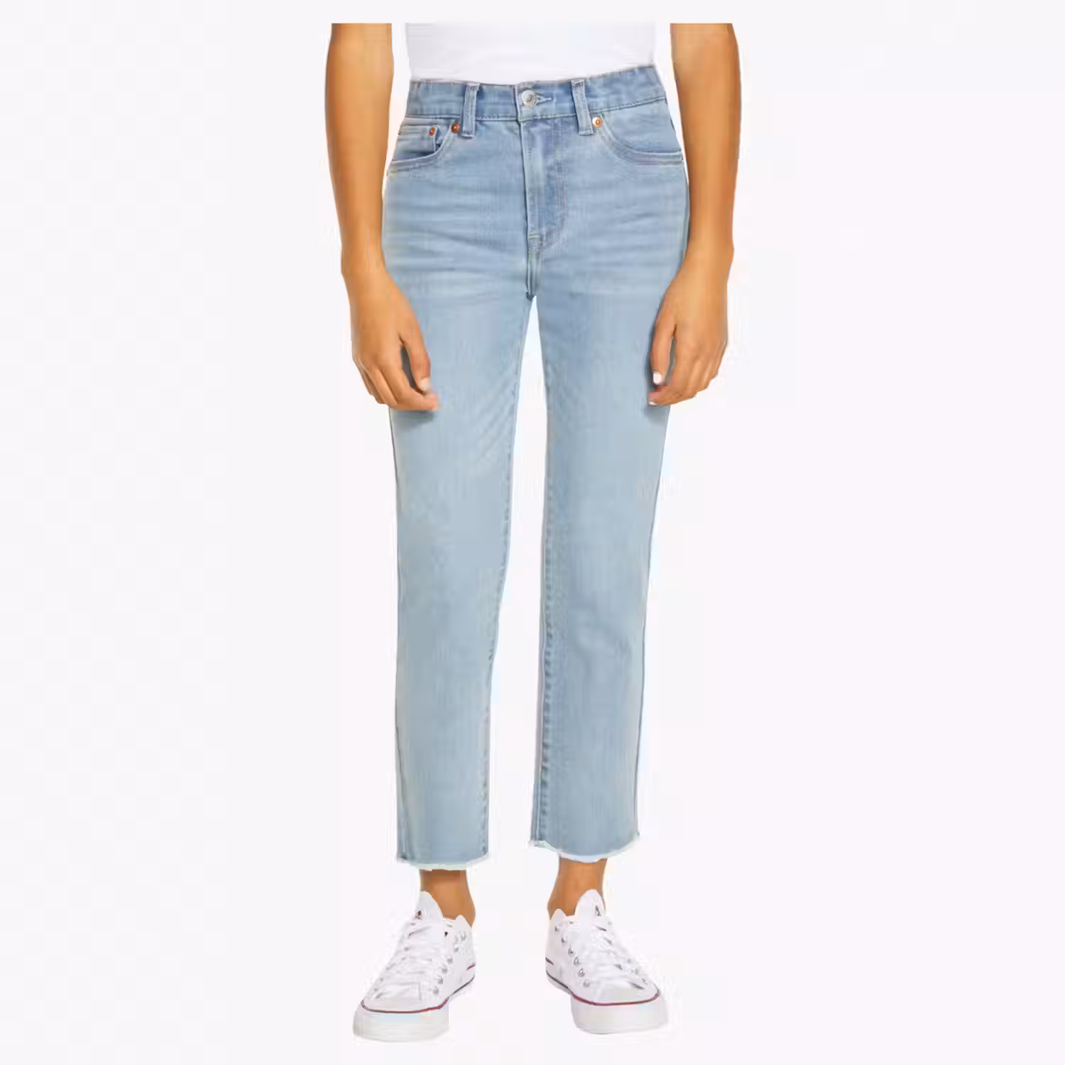 Levi's High Rise Ankle Straight Big Girls Jeans 7-16